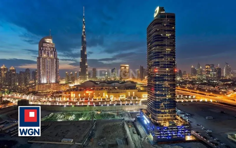Mieszkanie na  sprzedaż Dubaj - Centrum, widok na Burj Khalifa, Komfortowo umeblowany, przy Dubai Mall. Wolny