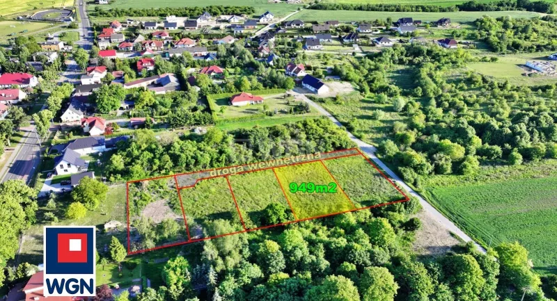 Grunt budowlany jednorodzinny na  sprzedaż Wawrów - 949 m2 | WZ bezterminowe | Wawrów